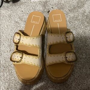 Dolce Vita Sandals - Tan and Cream
